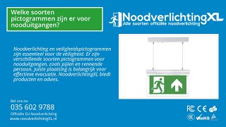 Welke soorten pictogrammen zijn er voor nooduitgangen [upl. by Anegroeg]