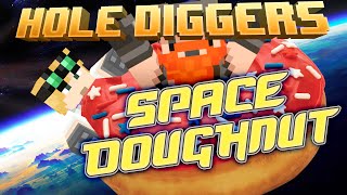 Minecraft  Giant Space Doughnut  Hole Diggers 34 [upl. by Adnahcir]