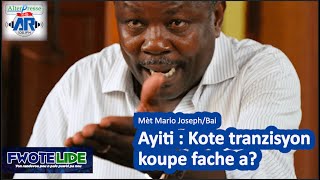 Mario Joseph Kote tranzisyon koupe fache a [upl. by Eustis]