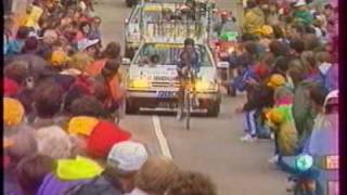 Tour de France 1993  Miguel Indurain au Lac de Madine [upl. by Seitz327]