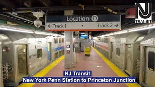 New Jersey Transit  New York Penn Station to Princeton Junction [upl. by Janean]