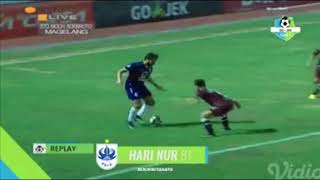 Abou Bakr Al Mel Bako First Game amp First Assist for PSIS Semarang [upl. by Aihsatan]