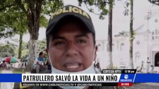 Patrullero salvó a un bebé de tan solo 4 meses de nacido en Mocoa [upl. by Horlacher]