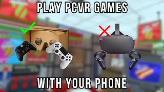 How to play PC VR games on your Cardboard headset or phone VR headset UPDATED [upl. by Annirok176]