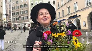 FLOWER FLASHMOB SALZBURG 2024 [upl. by Fritzsche759]