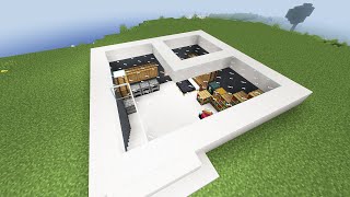 Minecraft Modern Underground House Build [upl. by Pinebrook419]