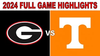 Georgia vs Tennessee 2024  Full Game Highlights Every Play  College Football Week 12  1 Hr Dawgs [upl. by Winny]