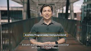 ADMISIÓN 2024 Conoce a Héctor Mansilla titulado de Analista Programador Computacional de Duoc UC [upl. by Ritz]