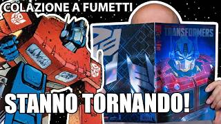 Energon Universe il ritorno dei TRANSFORMERS e dei G I Joe colazione a fumetti [upl. by Jaella566]