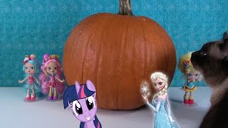 Toy Filled Surprise Pumpkin  Blind Bag Palooza  Shopkins amp More  PSToyReviews [upl. by Rakabuba506]