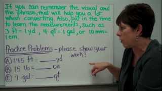 Converting Units Within a Measurement System [upl. by Naasar]