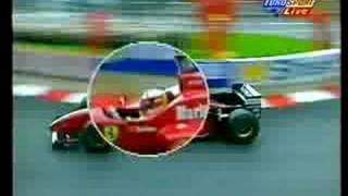 1996MonacoMichael Schumacher Crash [upl. by Lindie]