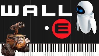 WallE  Main Titles Piano Tutorial Synthesia [upl. by Leavelle]