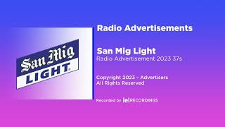 San Mig Light Radio Advertisement 2023 37s [upl. by Oicirtap]