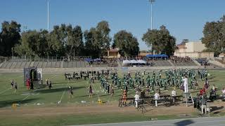 Dinuba High School Band and Colorguard field show performance at 2024 Visalia Band Review [upl. by Nnyleahs]