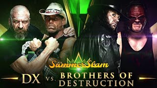 DX vs BROTHERS OF DESTRUCTION wwe youtube fighting super star wwewrestler wrestling [upl. by Leiand]