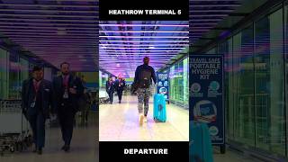 London Heathrow Terminal 5 Departures airport britishairways londonairport shortwalk [upl. by Einnoj]