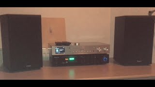 CDPlayer TechniSat DIGITRADIO 143 CD  Sunbuck AV628BT Amplifier Sound test [upl. by Wun]