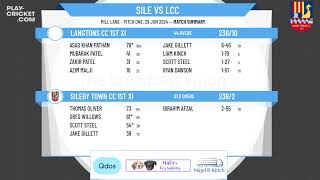 Sileby Town CC 1st XI v Langtons CC 1st XI [upl. by Einafats]