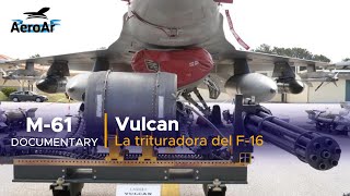 M61 Vulcan la trituradora del F16 argentino [upl. by Euqinobe]