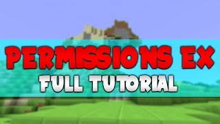 PermissionsEx  Full Minecraft Server Tutorial [upl. by Ethelstan]