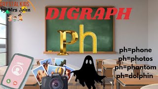 Digraph ph consonant digraghph CrystalkidsTVh6e fypシ゚viral fyp phonics alphabet [upl. by Dnamra934]