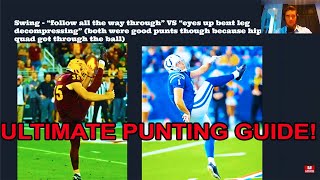 HOW TO PUNT A FOOTBALL BEST VIDEO Michael Turk  Arizona State Punter [upl. by Jessalyn137]