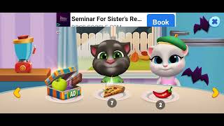 part 3 type and the lesson animation days Talking Tom friends game play chat listening not [upl. by Narhem]