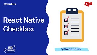 React Native Checkbox Tutorial From Beginner to PRO Custom amp 3rd Party 2024 [upl. by Ivette]