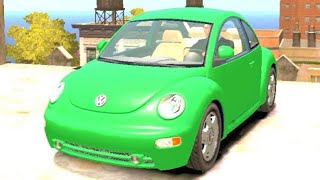 GRAND THEFT AUTO IV 2003 VOLKSWAGEN BEETLE CRASH TESTING HD [upl. by Itsim]