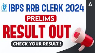 IBPS RRB Clerk Result 2024 Out  How to Check IBPS RRB Clerk Prelims Result 2024  Full Details [upl. by Sidran]