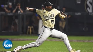 Kumar Rockers 19strikeout nohitter in 2019 NCAA Super Regionals [upl. by Aynos]