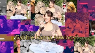 Gabbie Hannas Apology [upl. by Annawt765]