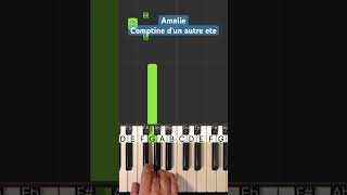 Amelie  Comptine d‘un autre ete  Piano [upl. by Naie]