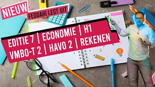 BEREKENINGEN  PINCODE  H1  LEERJAAR 2  VMBOT  HAVO [upl. by Attenrev]