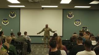 The US Air Force CMSgt Demetrius Booth Seminar at Minot AFB North Dakota [upl. by Nole672]