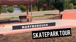 Maryborough Victoria NEW Skatepark Tour 2022 [upl. by Lilah]