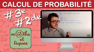 Calculer une probabilité  Troisième  Seconde [upl. by Welford248]