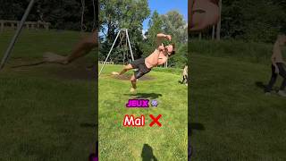 SALTO GAME 👾 Avec un FAIL ❌ shorts parkour [upl. by Anitrak]