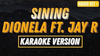 DIONELA  SINING FT JAY R KARAOKE VERSION FEMALE KEY [upl. by Sutsuj]