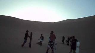 Sandboarding Lesson´s in Perú  brasilian friends and marrueco [upl. by Ianteen]