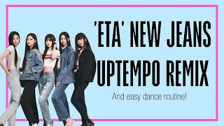 NEW JEANS 🎶 ETA 🎶 Beginner K Pop Dance Routine [upl. by Gusty772]