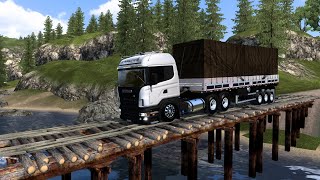 🔴 Scania Highline R440 sofrendo na subida [upl. by Leumhs]