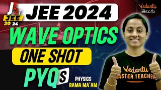 Wave Optics Class 12 One Shot  Most Expected PYQs  JEE Physics  JEE 202425 [upl. by Rica]