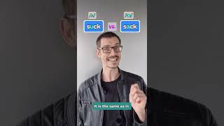 PRONUNCIATION TUTORIAL 4 SUCK vs SACK pronunciation britishenglish speakenglish englishtips [upl. by Htrow]