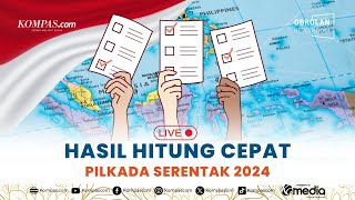 LIVE  Hasil Hitung Cepat Quick Count Pilkada Serentak 2024 [upl. by Kcirddes298]