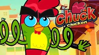 Chuck Chicken  Best of series  Best action scene 3  cartoon show [upl. by Nahs]