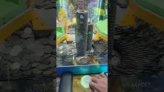 Huge coin tower fall game [upl. by Yam964]