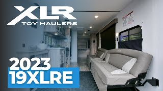 Tour the 2023 XLR Micro Boost 19XLRE Toy Hauler [upl. by Aik297]