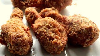 How to make Chicken Drumsticks Crispy Tasty coating recipe [upl. by Wadlinger158]